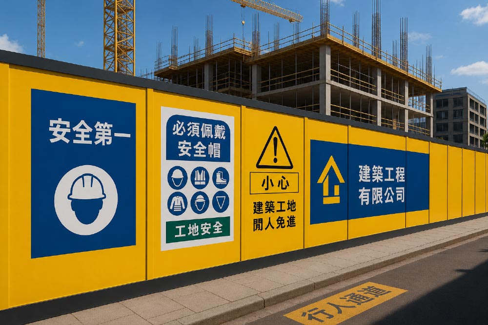 地盤圍板-工地安全海報-個人防護裝備海報 地盤圍板-工地安全海報-個人防護裝備海報